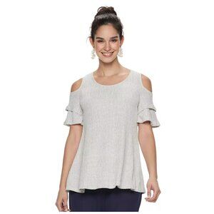 Elle Cold Shoulder Blouse